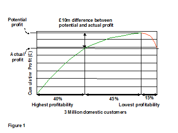 customer profit compared to domestic customers